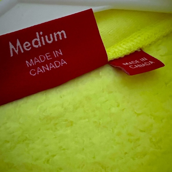 SUPREME 2021 Small Box Hooded Sweatshirt in ‘Bright Yellow’ Neon Sz Medium - Picture 4 of 6